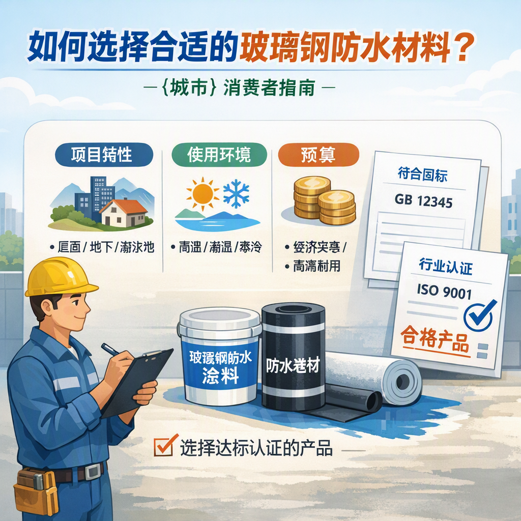 如何判定玻璃钢防水材料的合格标准？ 亳州 消费者指南