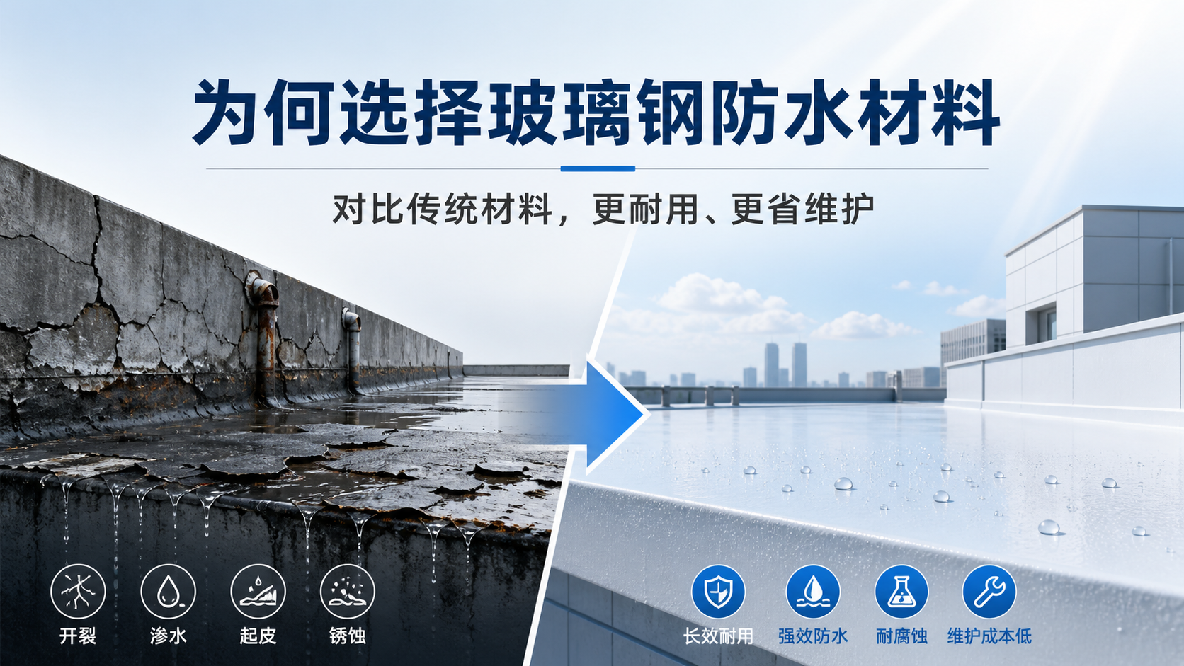 在亳州，为何选择玻璃钢防水材料而非传统材料
