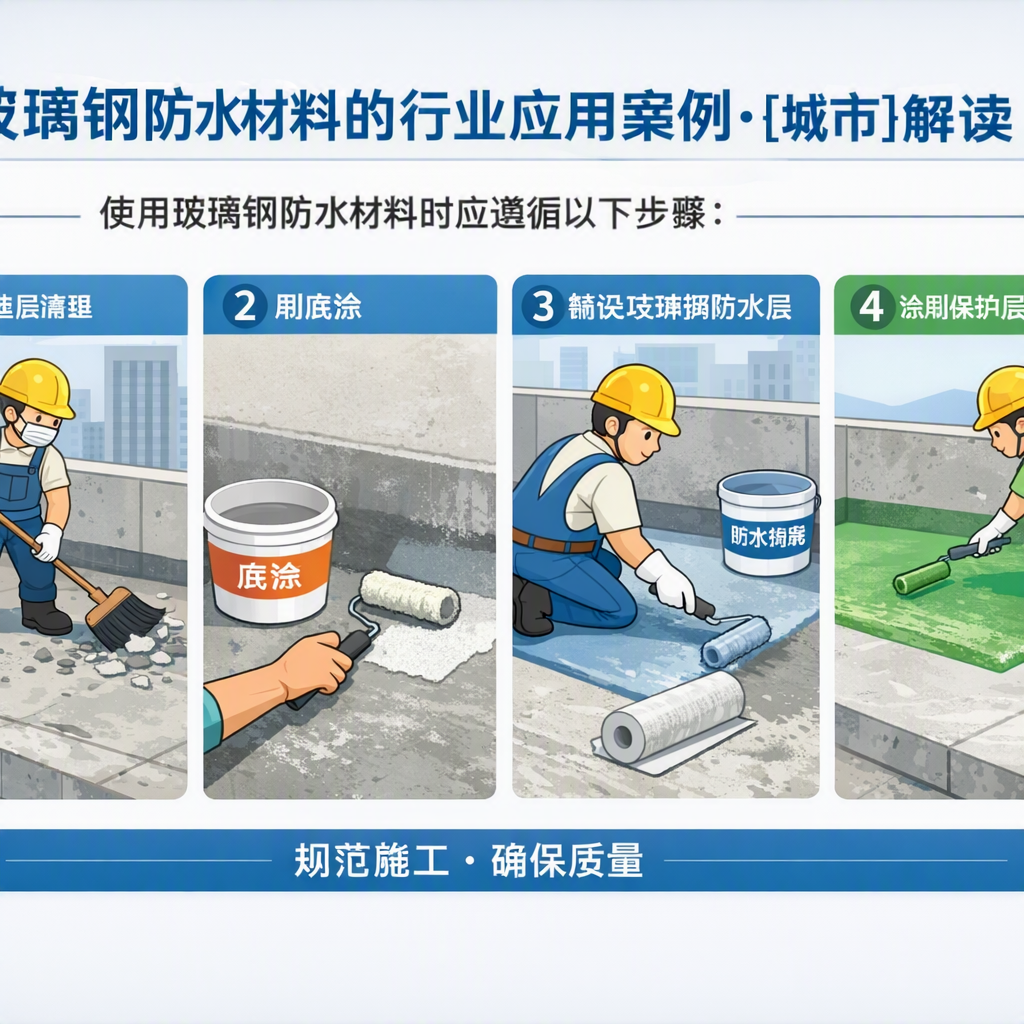 玻璃钢防水材料的行业应用案例,亳州解读